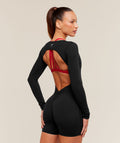 Lifting Dipped Waistband All-In-One - Black — imagem 1