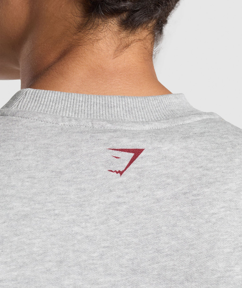 Lifting Essentials Graphic Brushed Oversized Sweatshirt - Light Grey Core Marl — imagem 6
