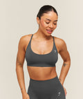 Everyday Seamless Racerback Sports Bra - Grey — imagem 1