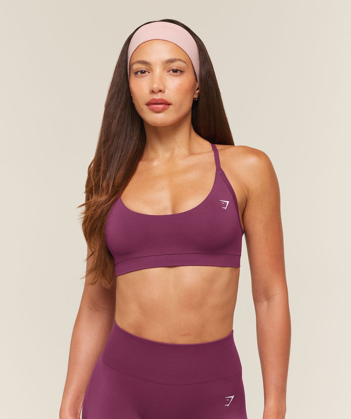 Everyday Seamless Racerback Sports Bra - Strength Pink — imagem 1