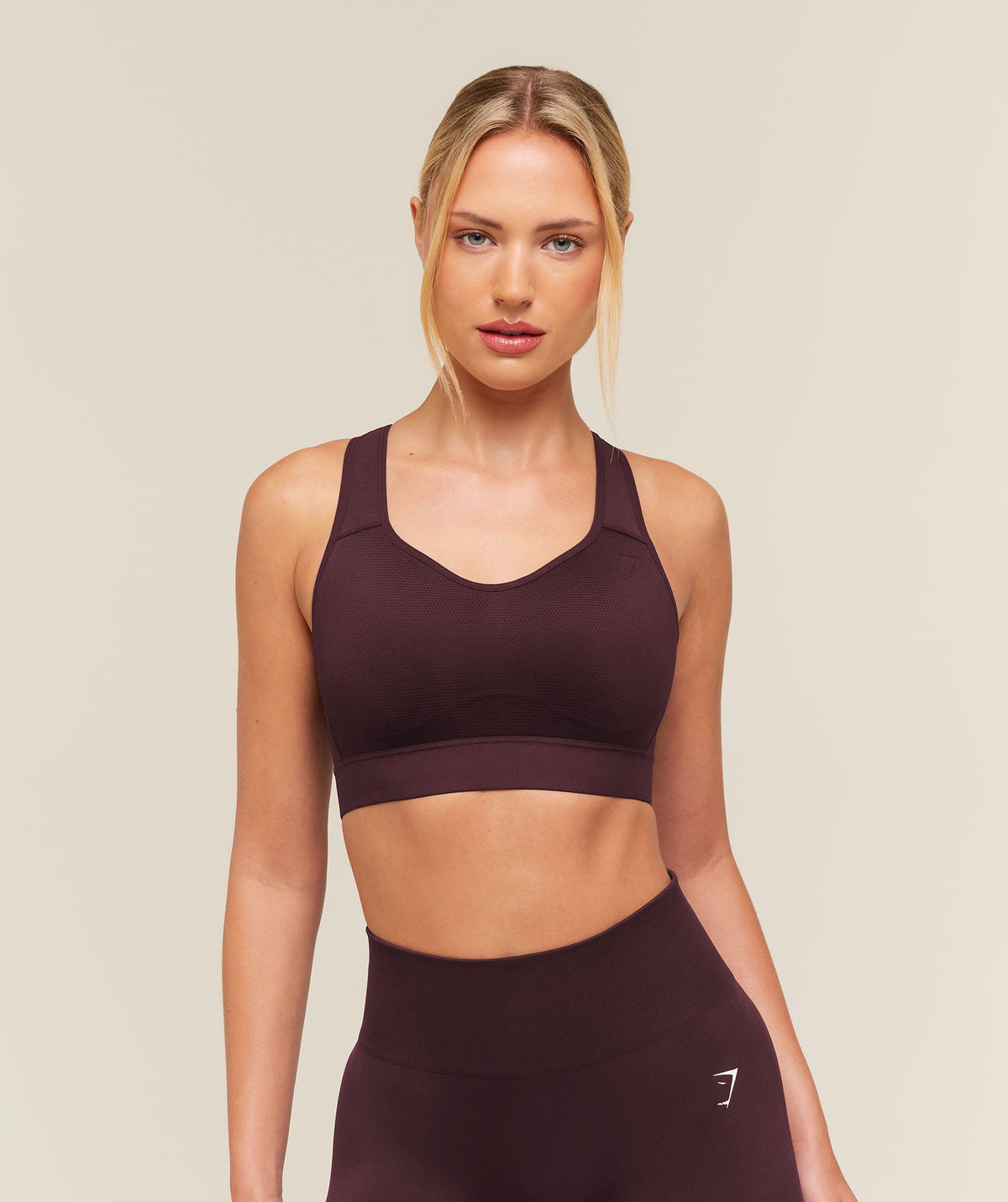 Lightweight High Support Sports Bra - Cherry Purple — imagem 1