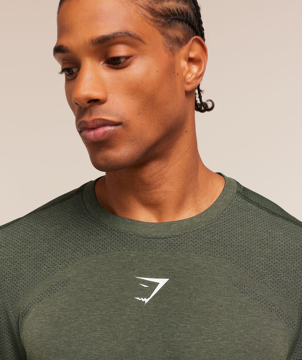 Lightweight Seamless T-Shirt - Strength Green/Marl — imagem 6