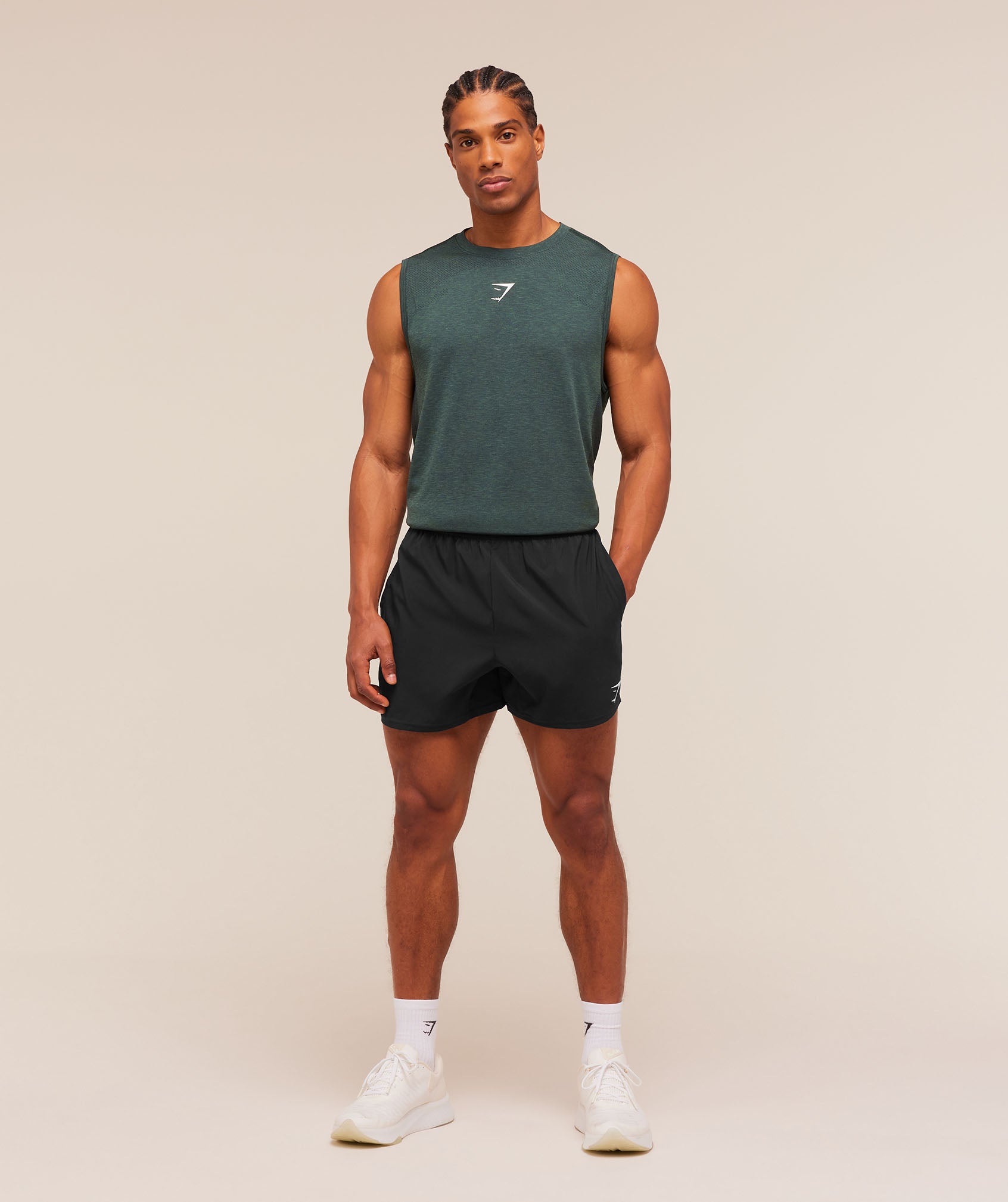 Lightweight Seamless Tank - Tactical Teal/Marl — imagem 4