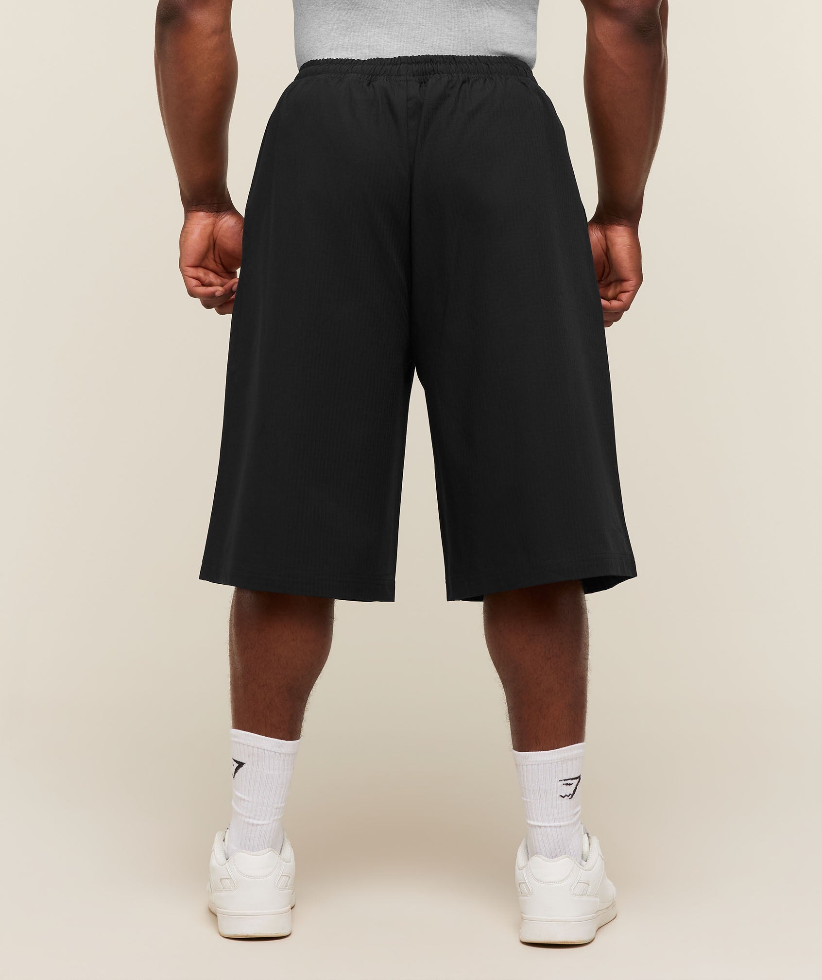Longline Pumper Shorts - Black — imagem 2