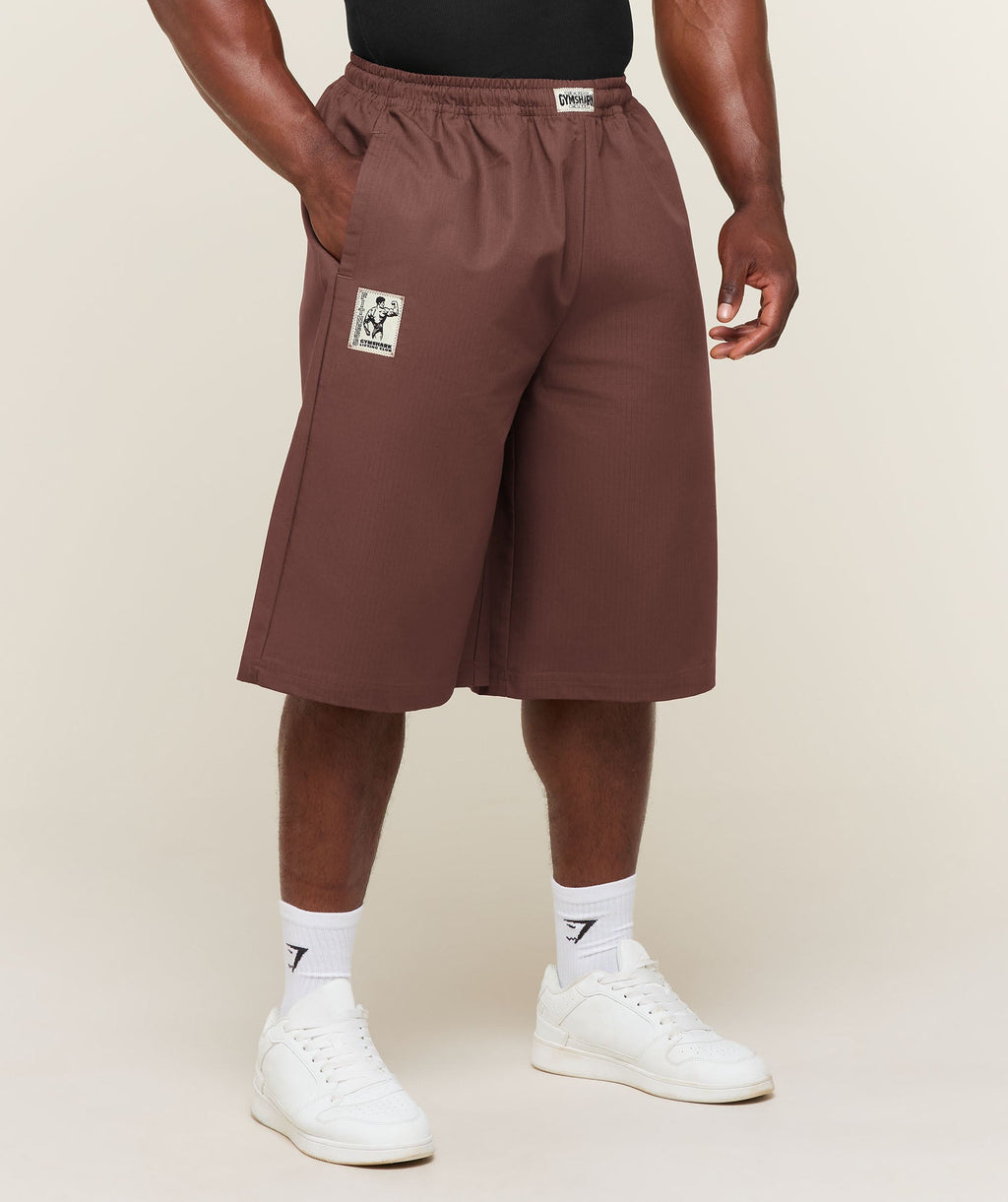 Longline Pumper Shorts - Espresso Brown — imagem 2