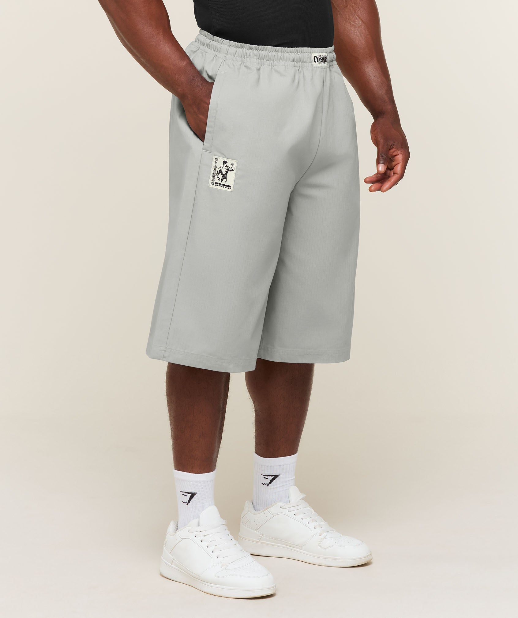Longline Pumper Shorts - Smokey Grey — imagem 3