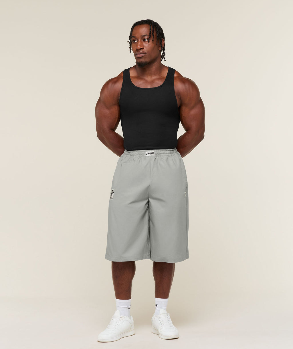 Longline Pumper Shorts - Smokey Grey — imagem 6