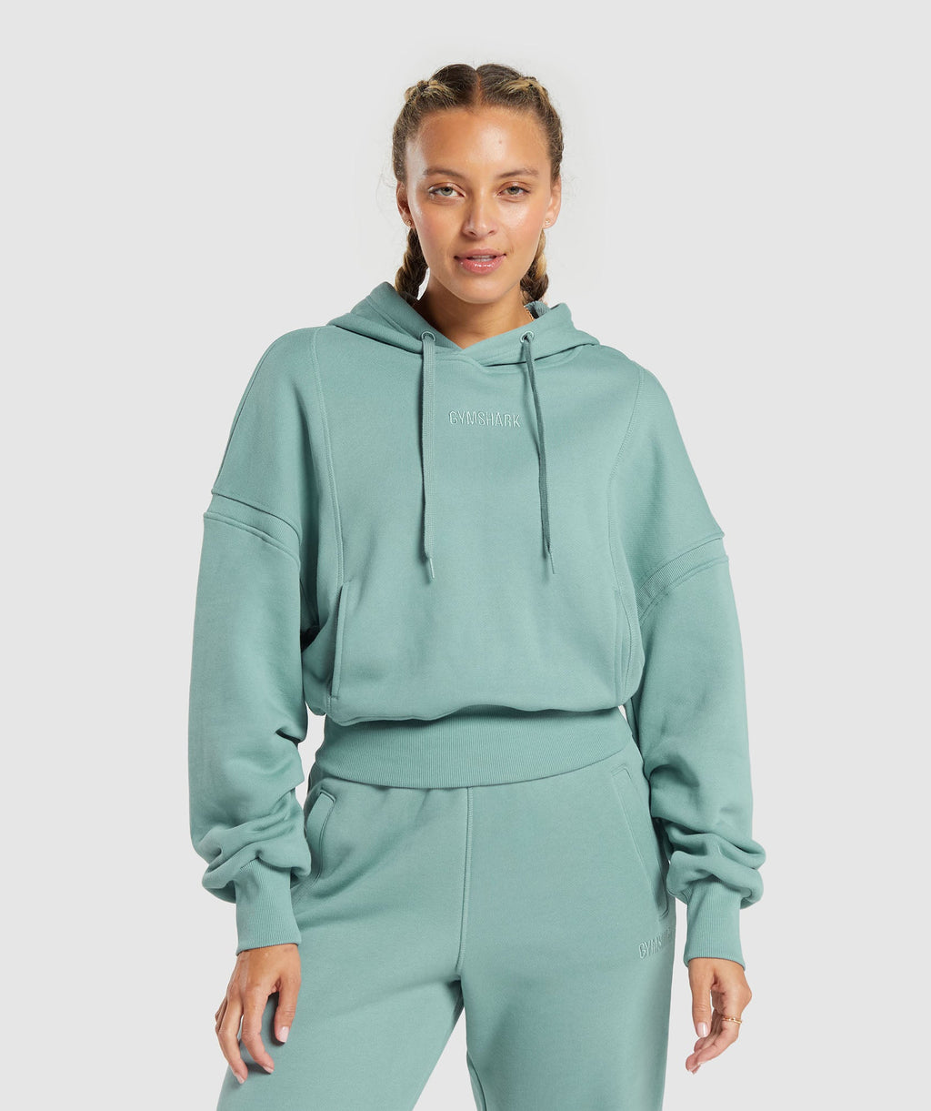 Heavyweight Loopback Sweat Hoodie - Duck Egg Blue — imagem 1
