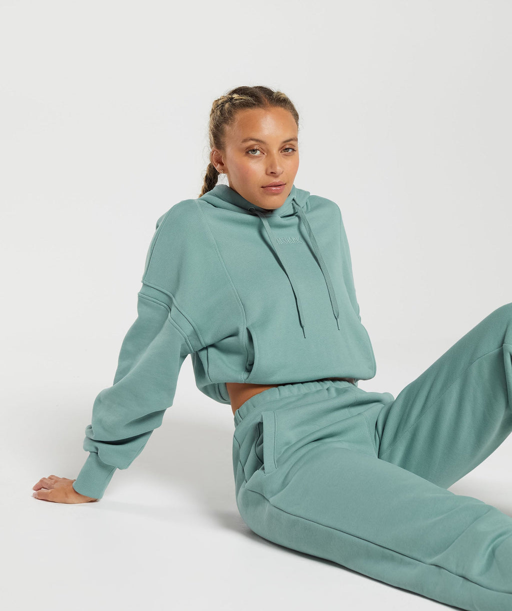 Heavyweight Loopback Sweat Hoodie - Duck Egg Blue — imagem 4