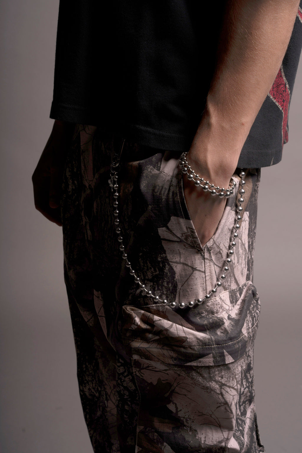 Death Moth 10mm Trouser Chain in Stainless Steel — imagem 2