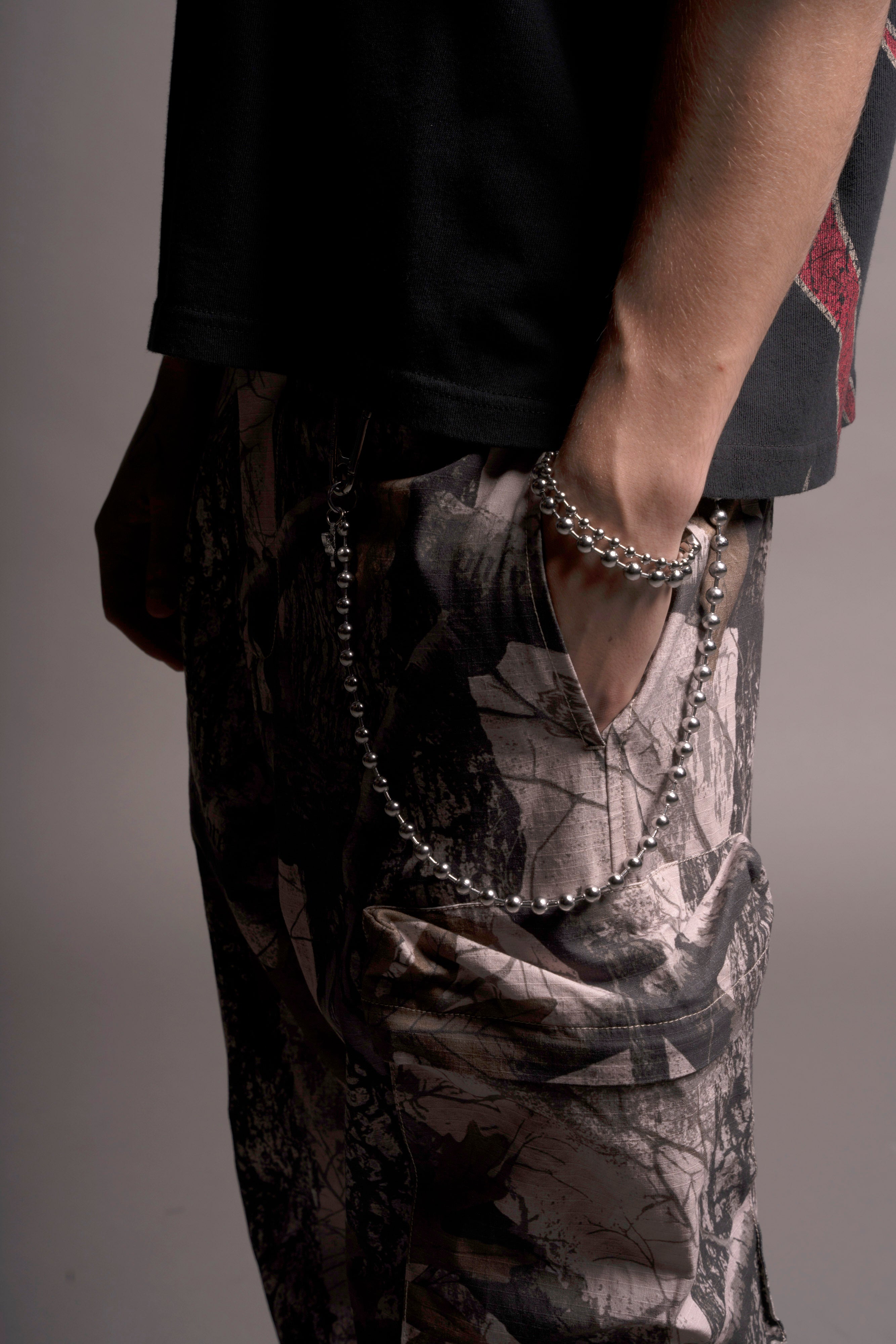 Death Moth 10mm Trouser Chain in Stainless Steel — imagem 2