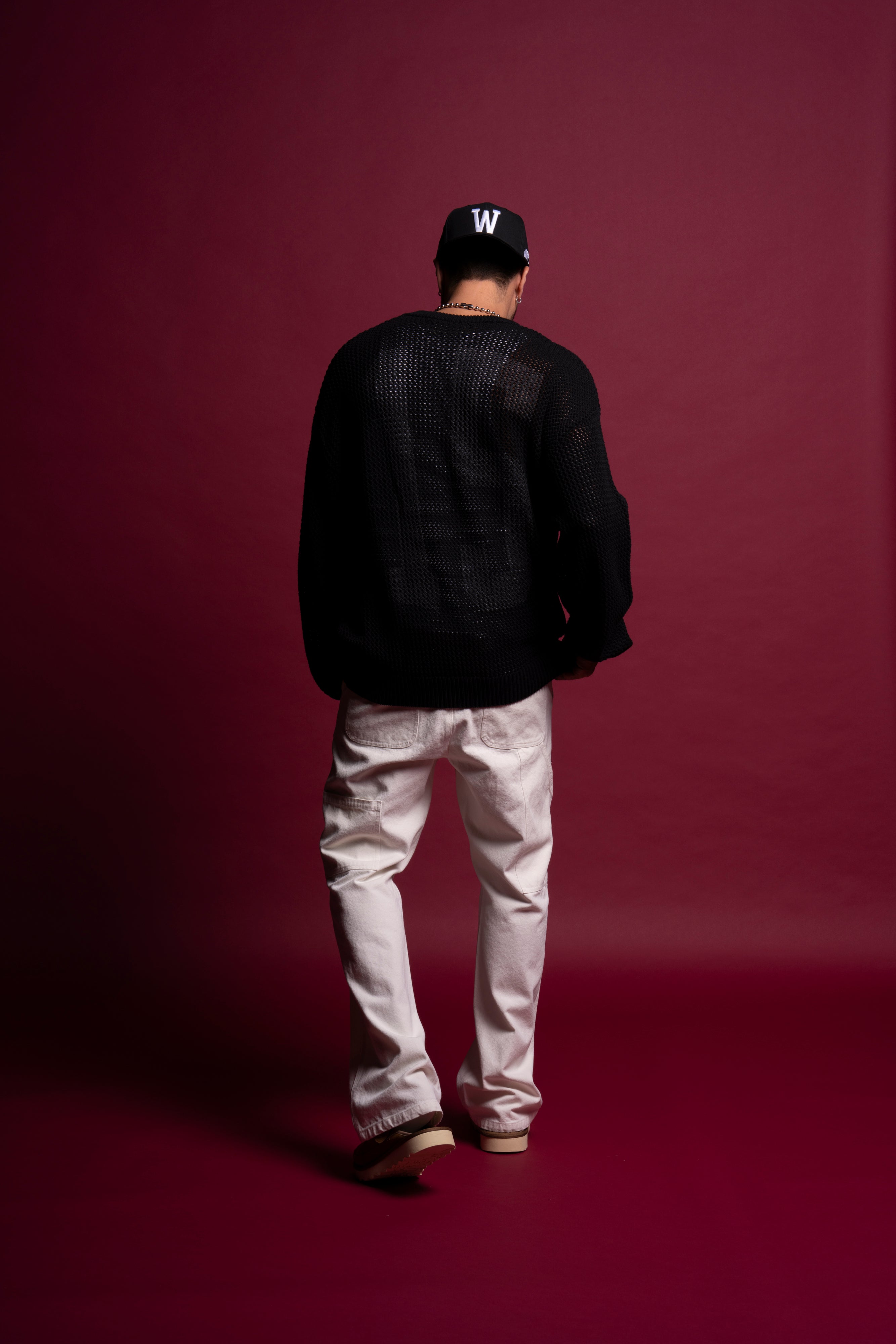 Origin Satva Knit L/S Crewneck in Black — imagem 5