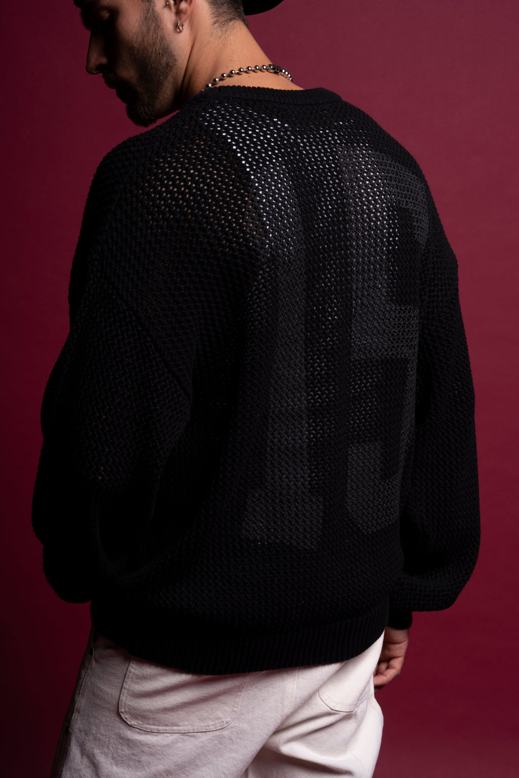 Origin Satva Knit L/S Crewneck in Black — imagem 9