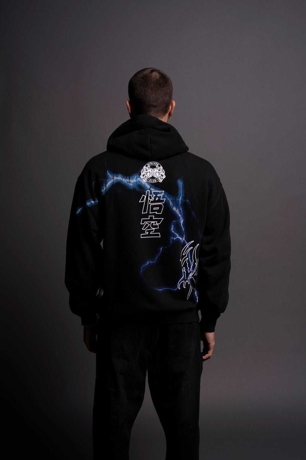 Goku Energy "Pierce" Hoodie in Black — imagem 5