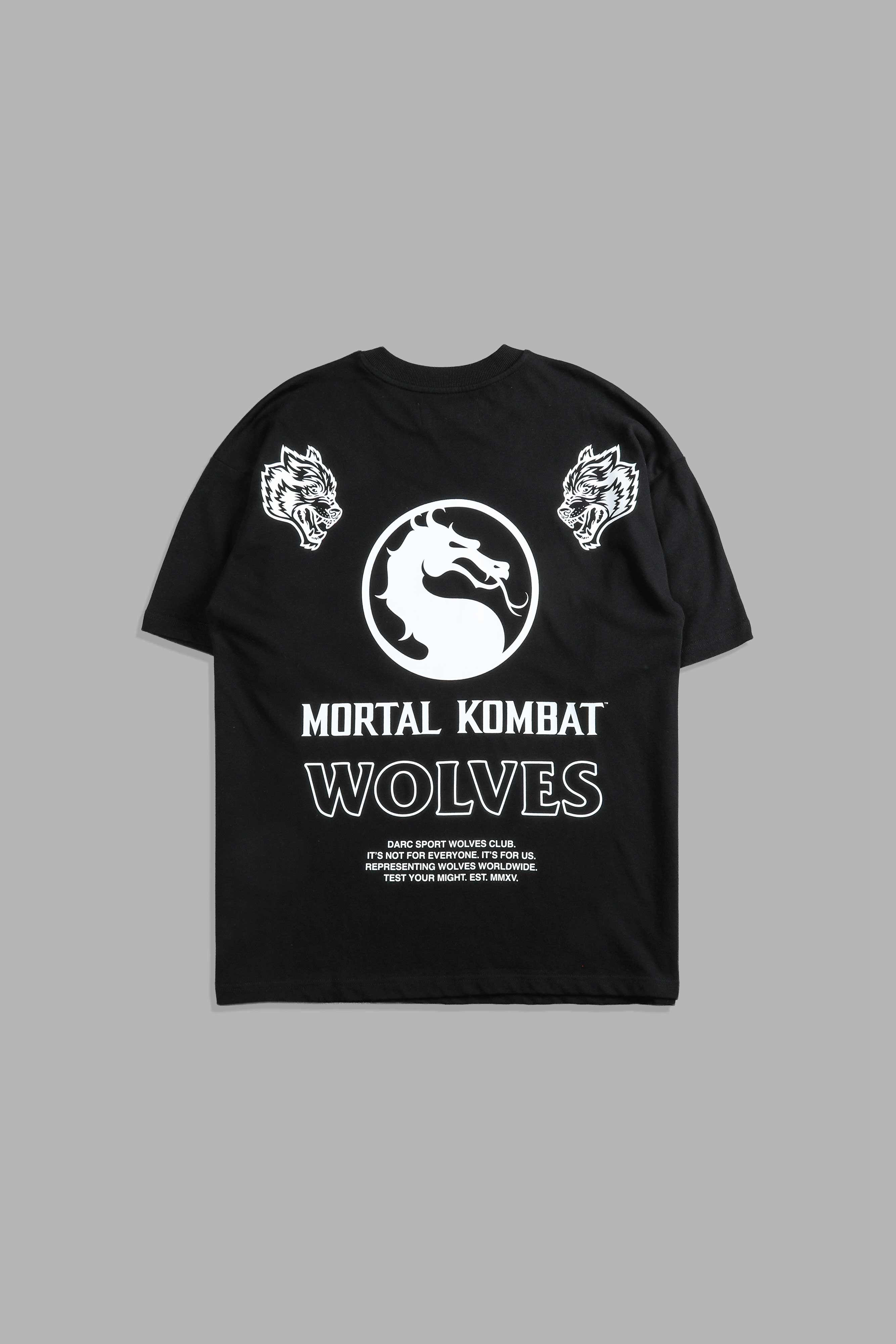 Test Your Might Premium Oversized Tee in Black — imagem 1