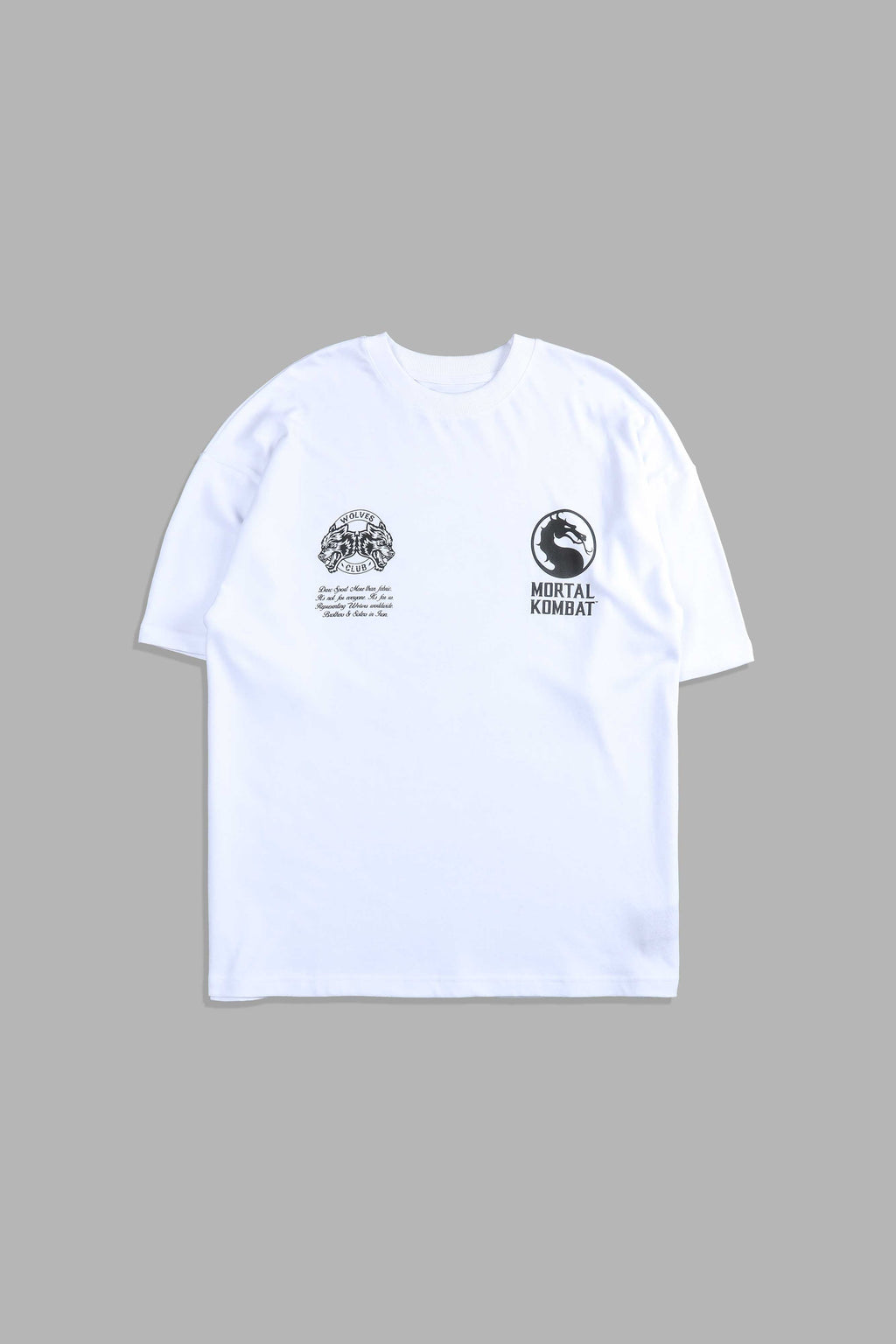 Test Your Might Premium Oversized Tee in White — imagem 2