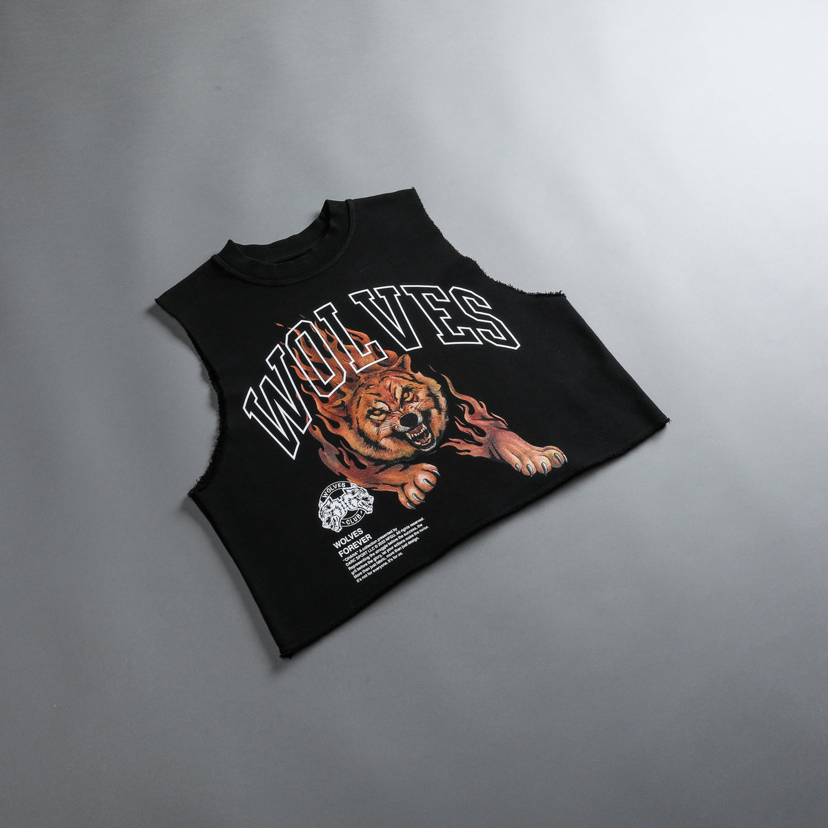 Blaze Muscle "Vintage London" (Cropped) Crewneck in Black - imagem 6