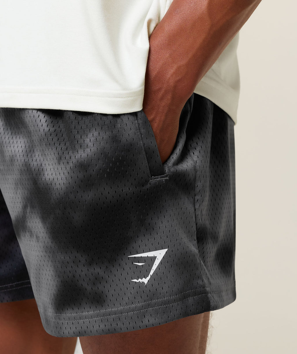 Lifting Mesh 5" Shorts - Dark Grey — imagem 6