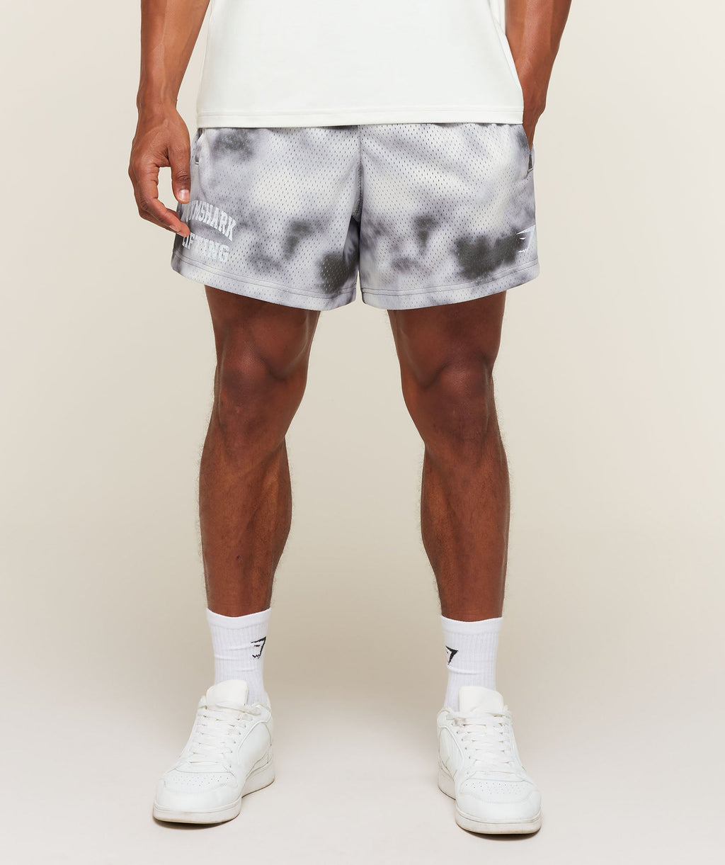 Lifting Mesh 5" Shorts - Mist Grey — imagem 1