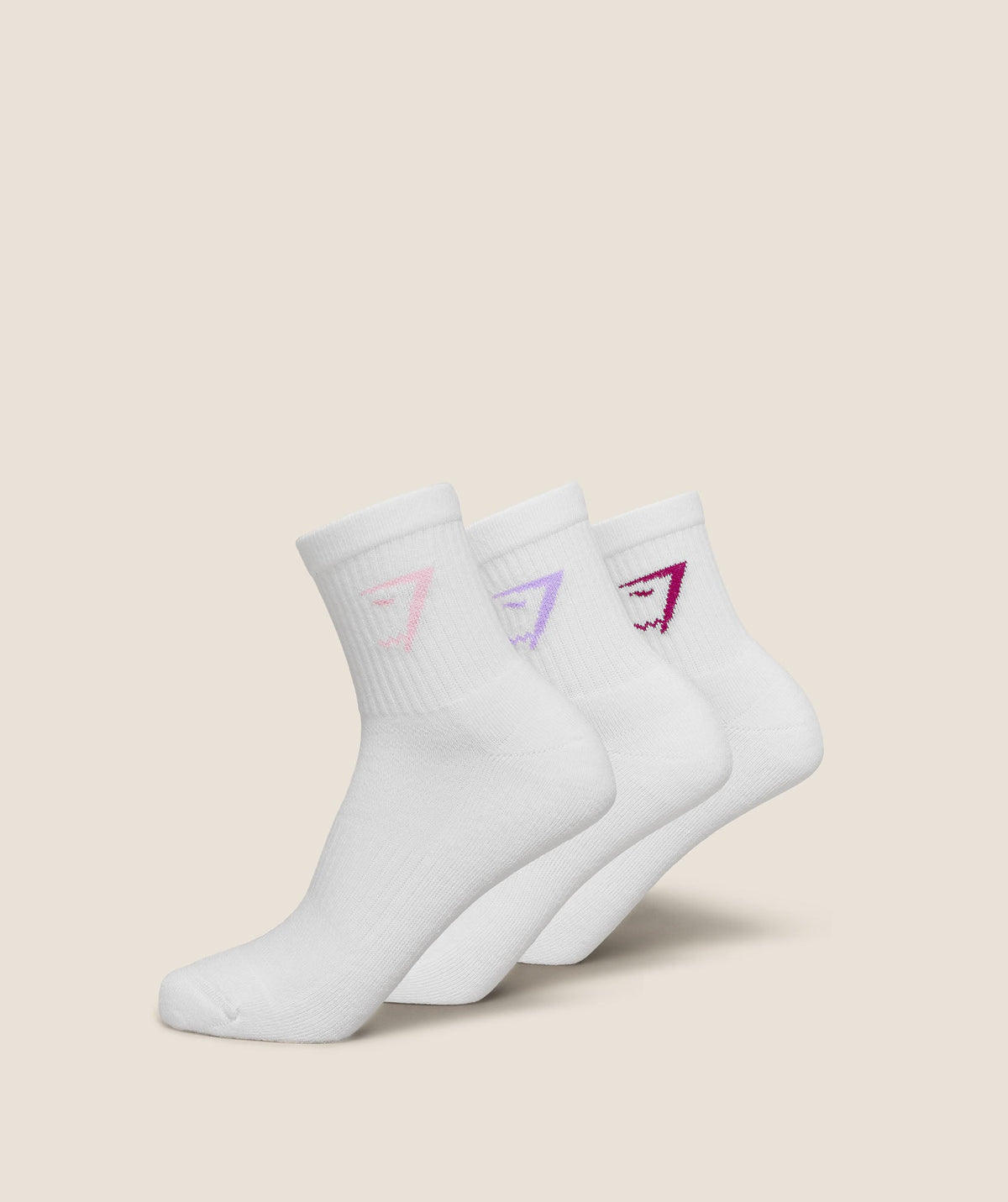 Midi Socks 3pk - Haze Pink/Pace Purple/Strength Pink — imagem 1