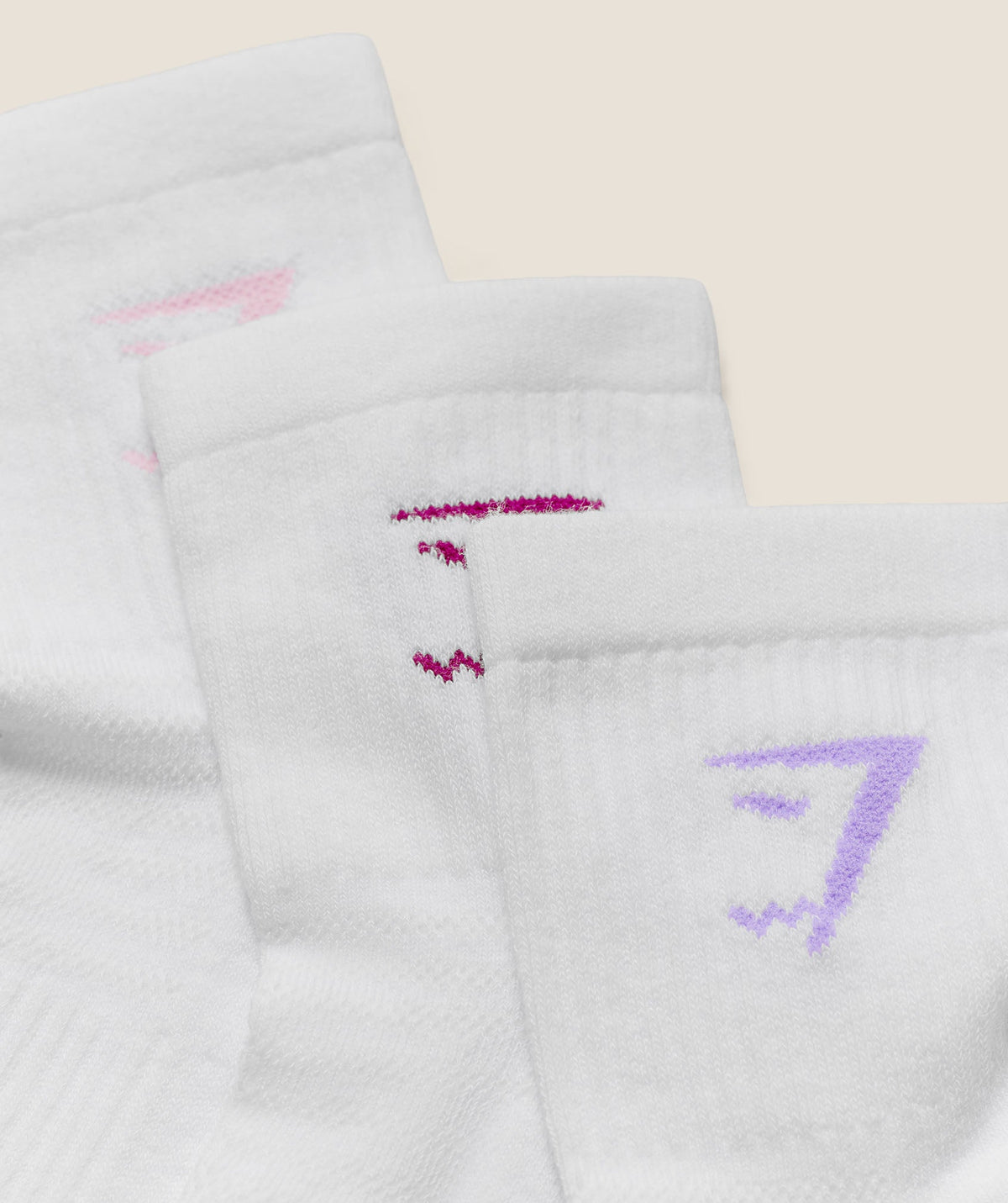 Midi Socks 3pk - Haze Pink/Pace Purple/Strength Pink — imagem 4