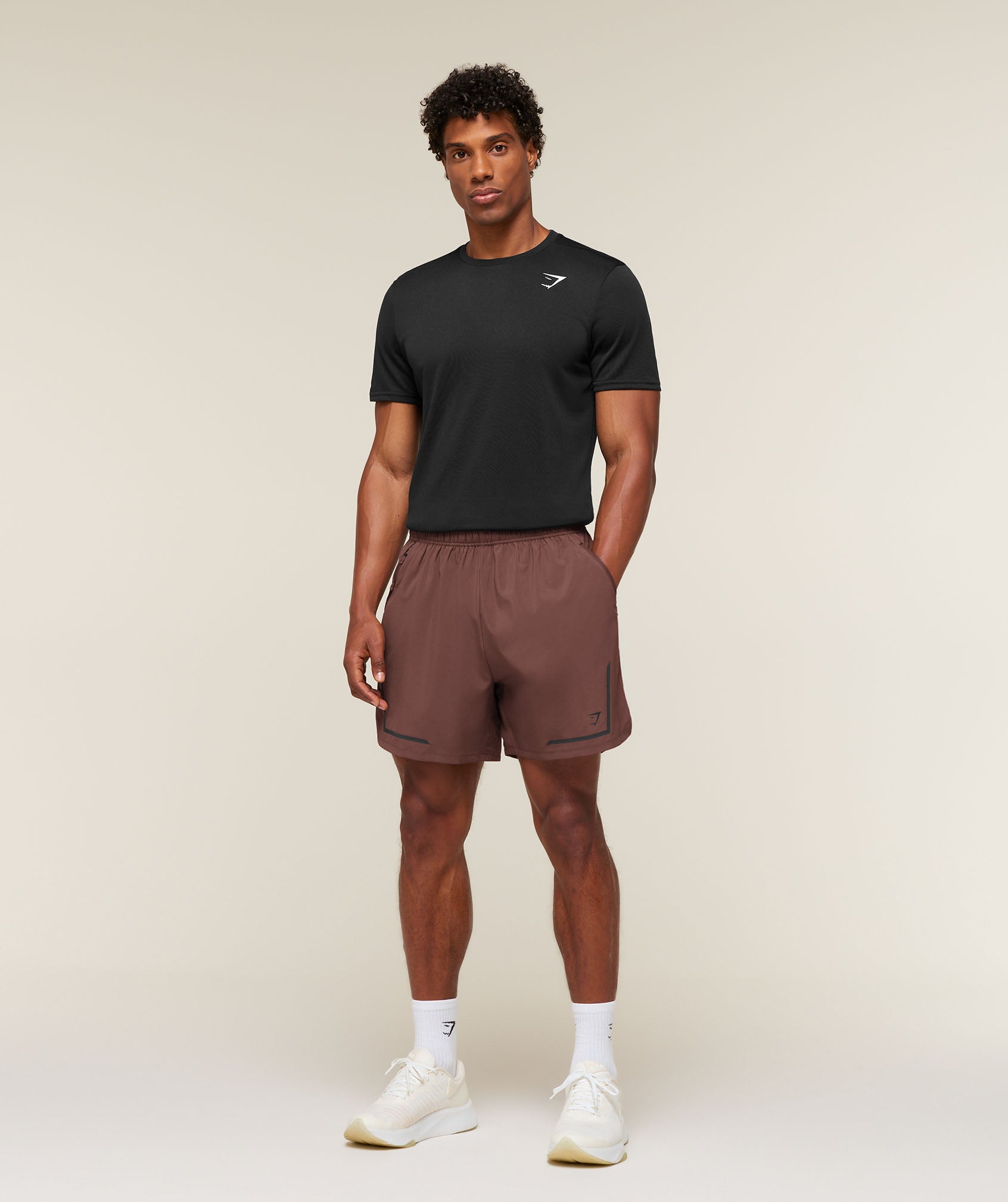 Movement Sport 5" Shorts - Espresso Brown — imagem 4