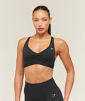 Ruched Sports Bra 2.0 - Black — imagem 1