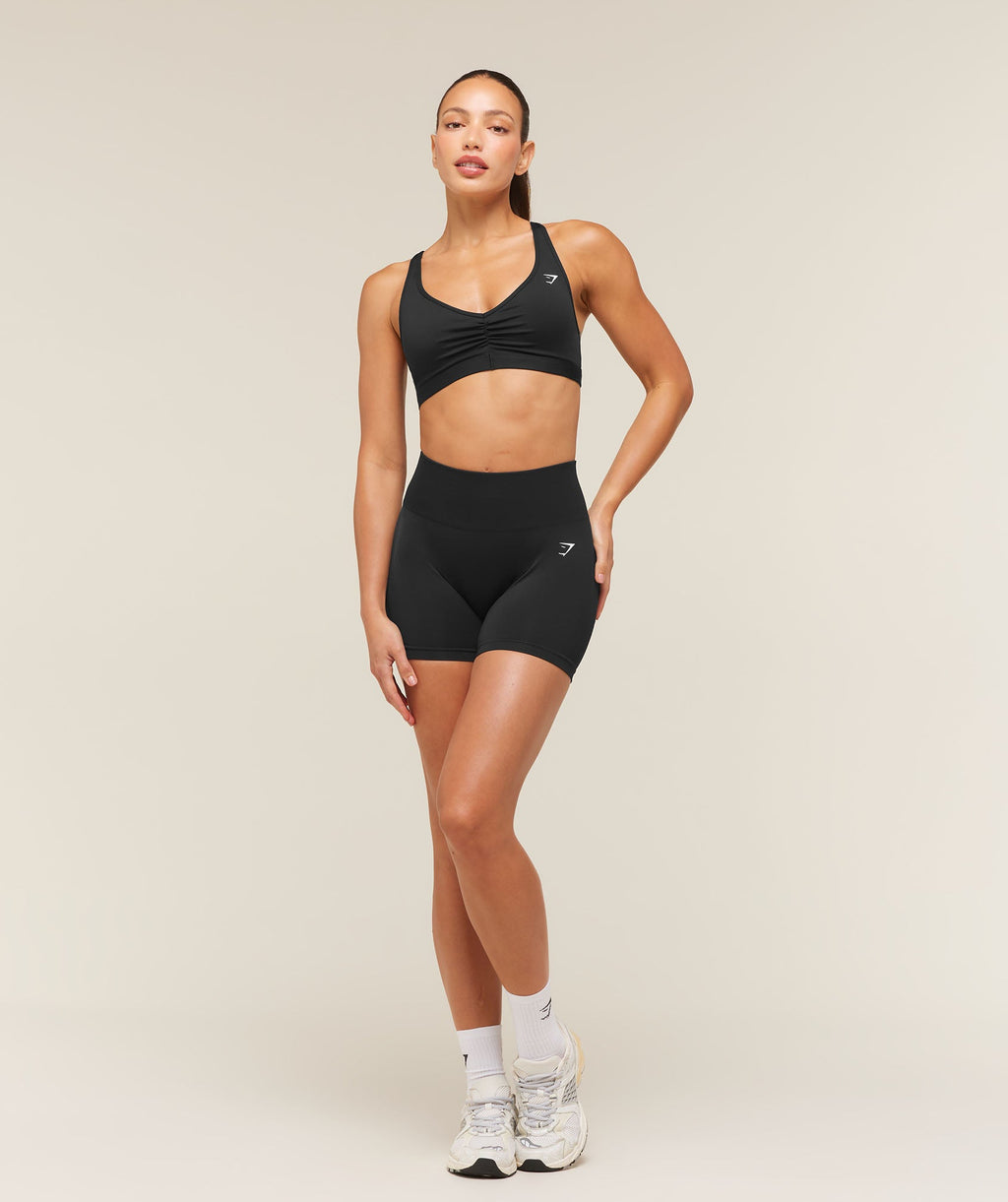 Ruched Sports Bra 2.0 - Black — imagem 6