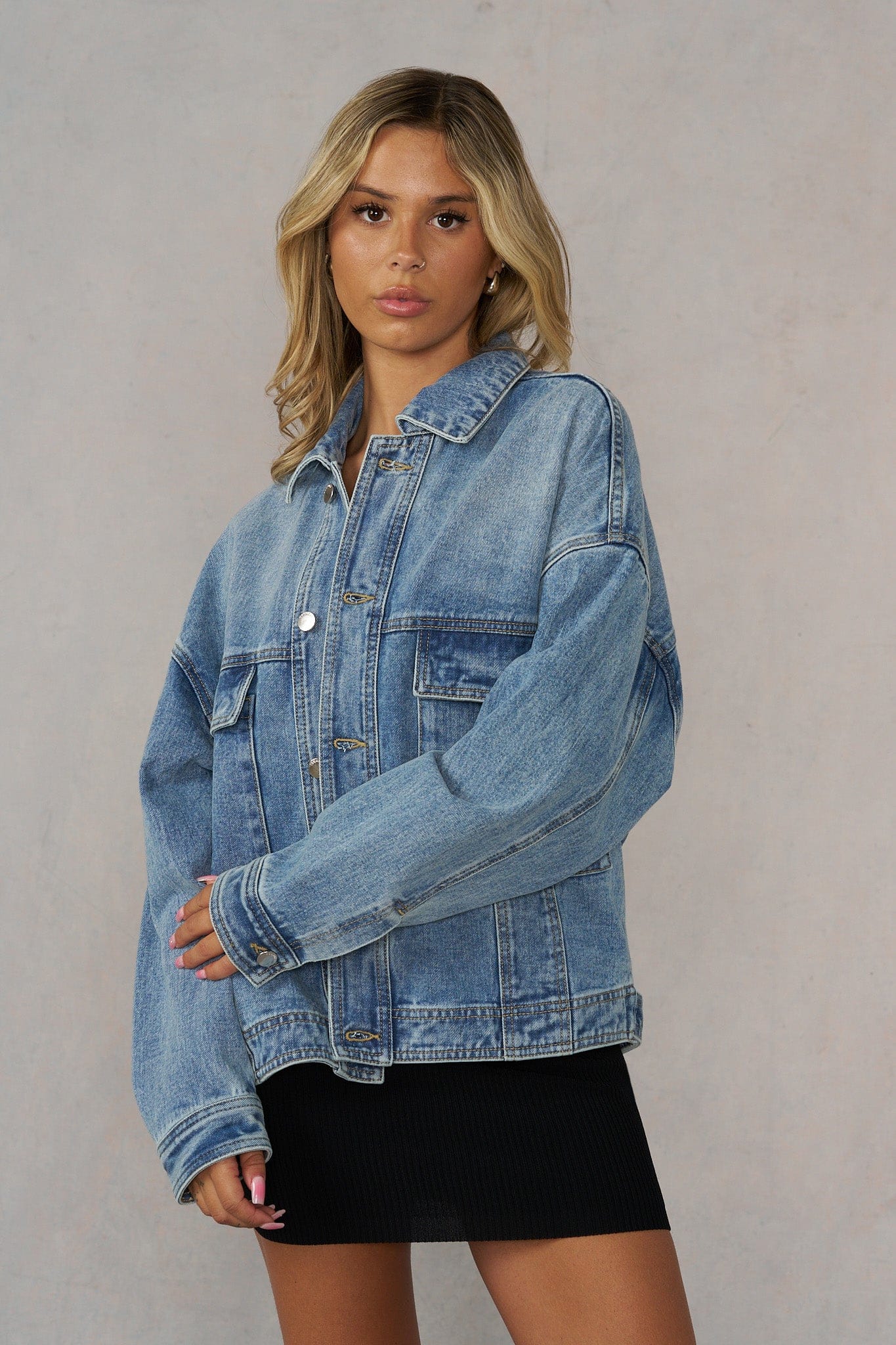 W5165 - Selena Denim Jacket — imagem 4