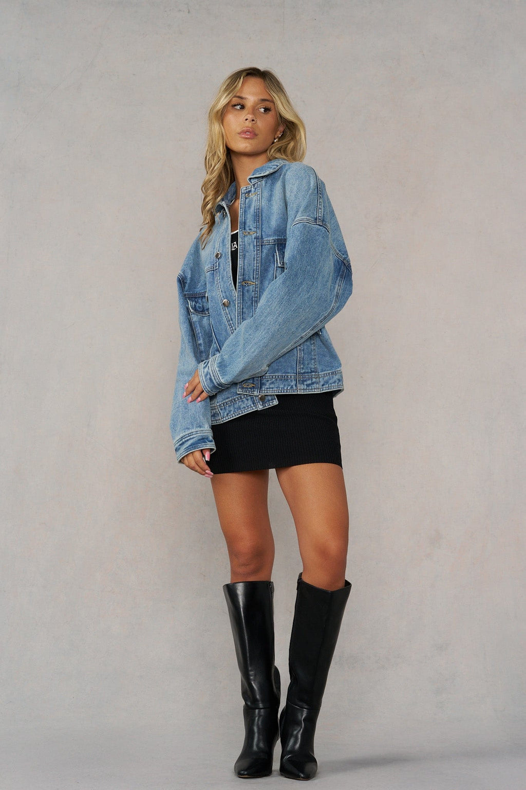 W5165 - Selena Denim Jacket — imagem 7