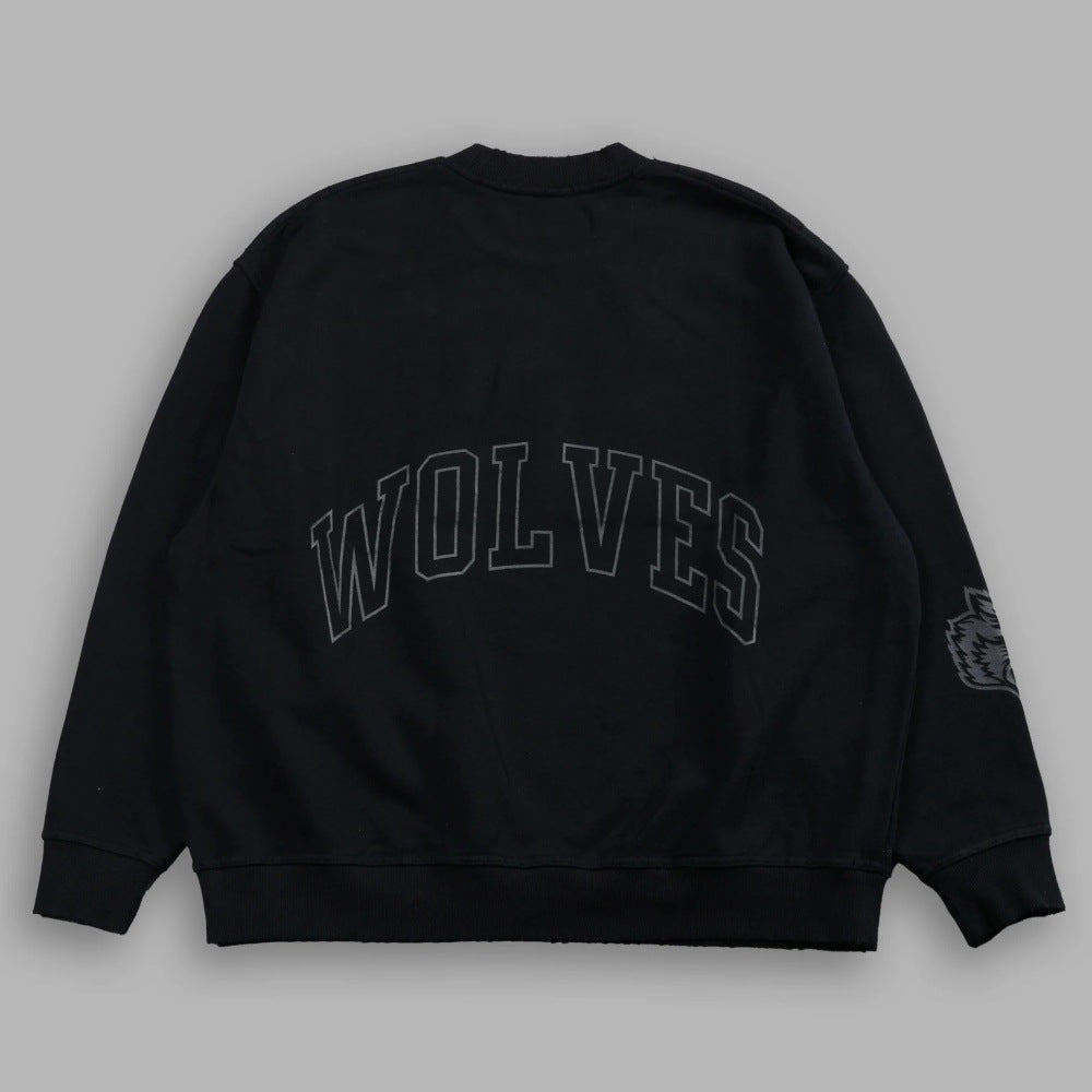 Moletom Darc Sort POWERHOUSE WOLVES CREWNECK
