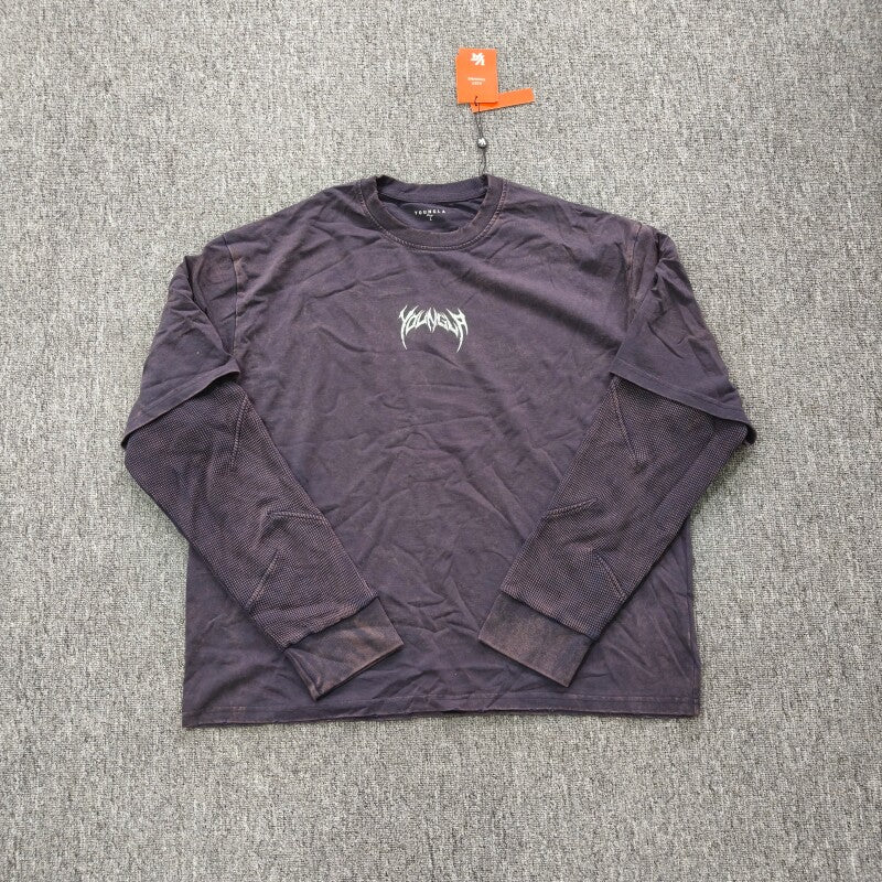 Camiseta de manga cumprida YOUNGLA SHADOW TWOFER LONG SLEEVE