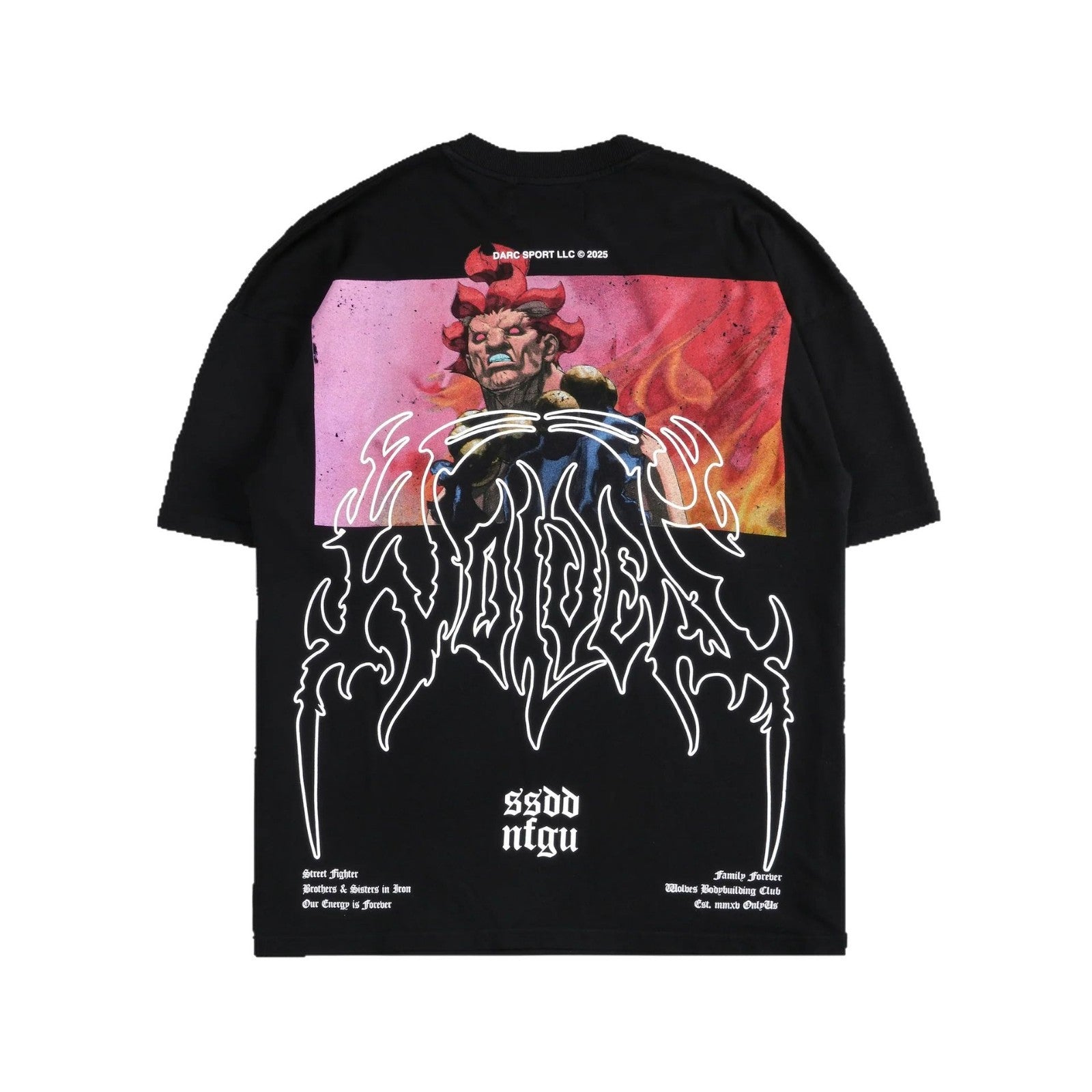 Camiseta Oversized Darc Sport Wolves Bodybuilding