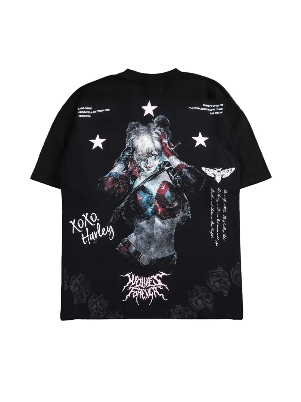 CAMISETA OVERSIZED PREMIUM DARC SPORT X HARLEY QUINN "SIDE BY SIDE"