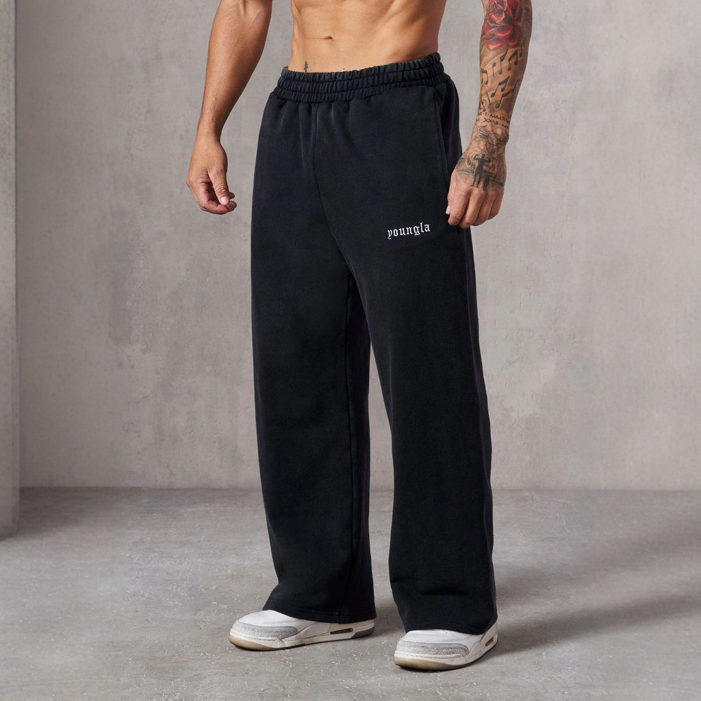 Calça  Wide Leg YoungLA Old English