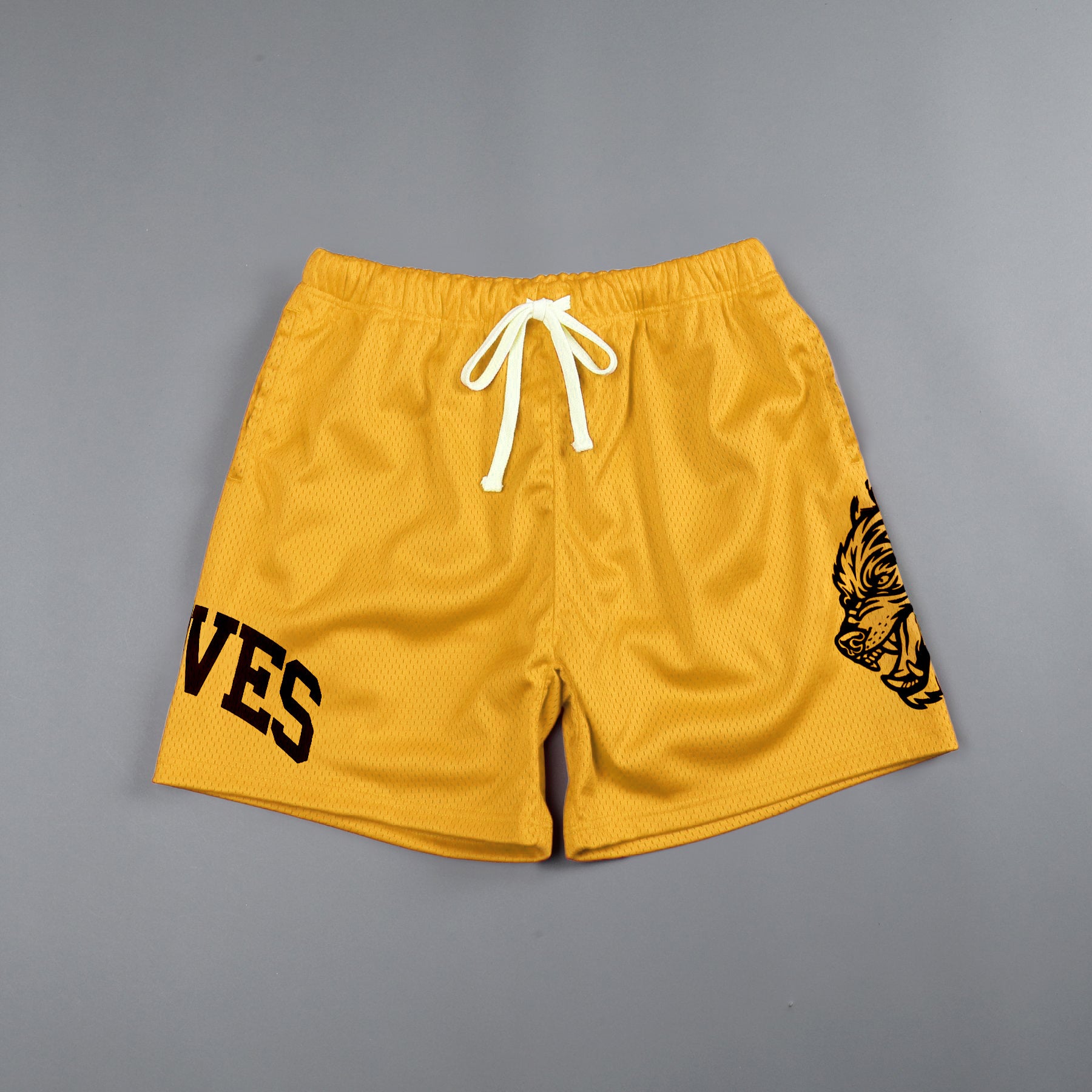 DUAL WLVS FRVR BROLIC TRACK SHORTS