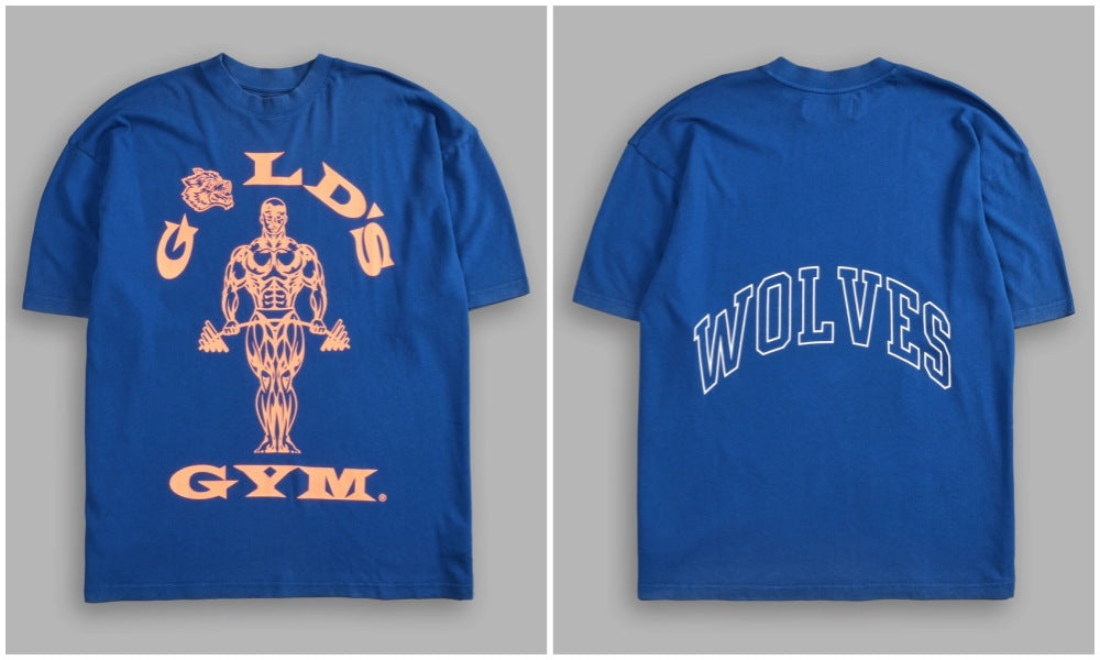 Darc Sport Camiseta Oversized Wolves Darc Sport x Gold's Gym