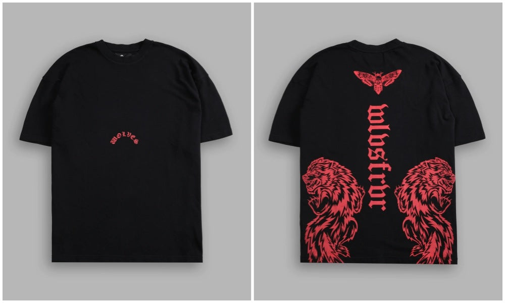 Camiseta Oversized Darc Sport Wolves Gothic