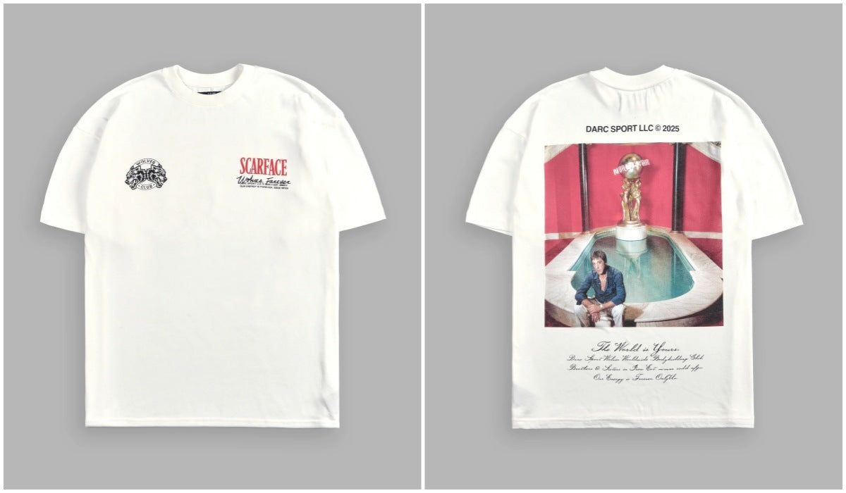 Camiseta Darc Sport  SCARFACE - "THE WORLD IS YOURS"