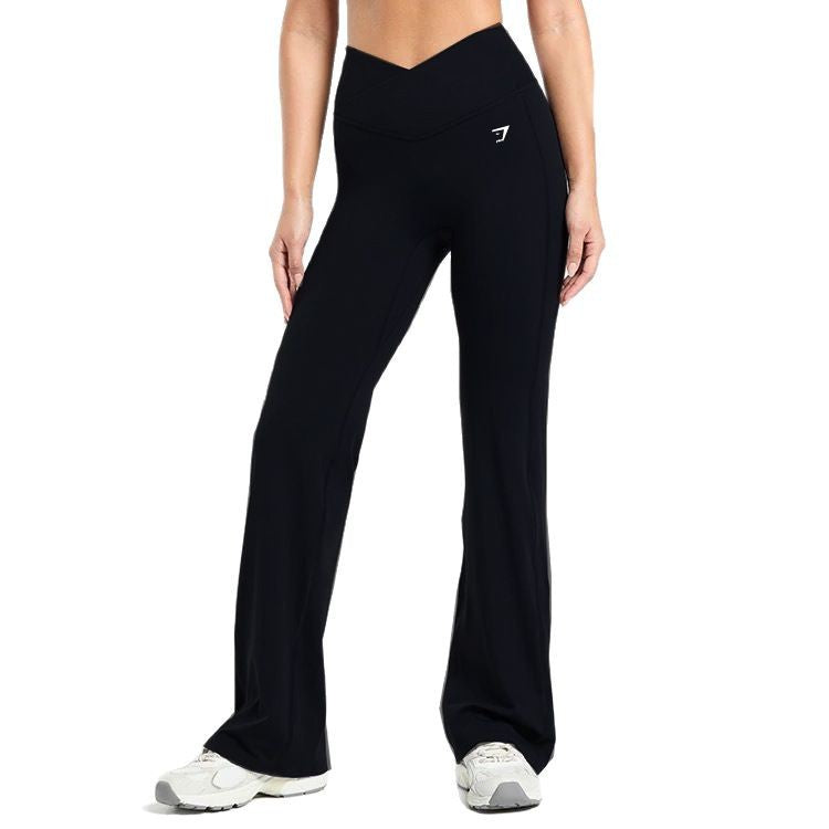 Calça Legging Flare Gymshark Crossover Cintura Alta