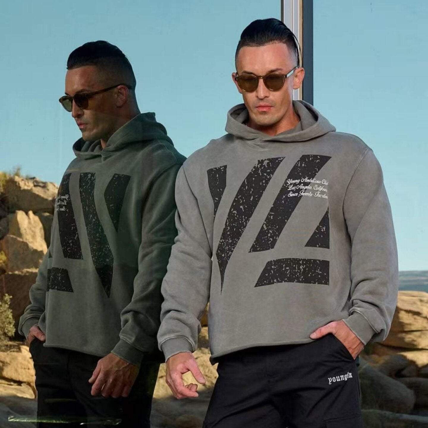 Moletom Youngla Icon Washed Hoodie.