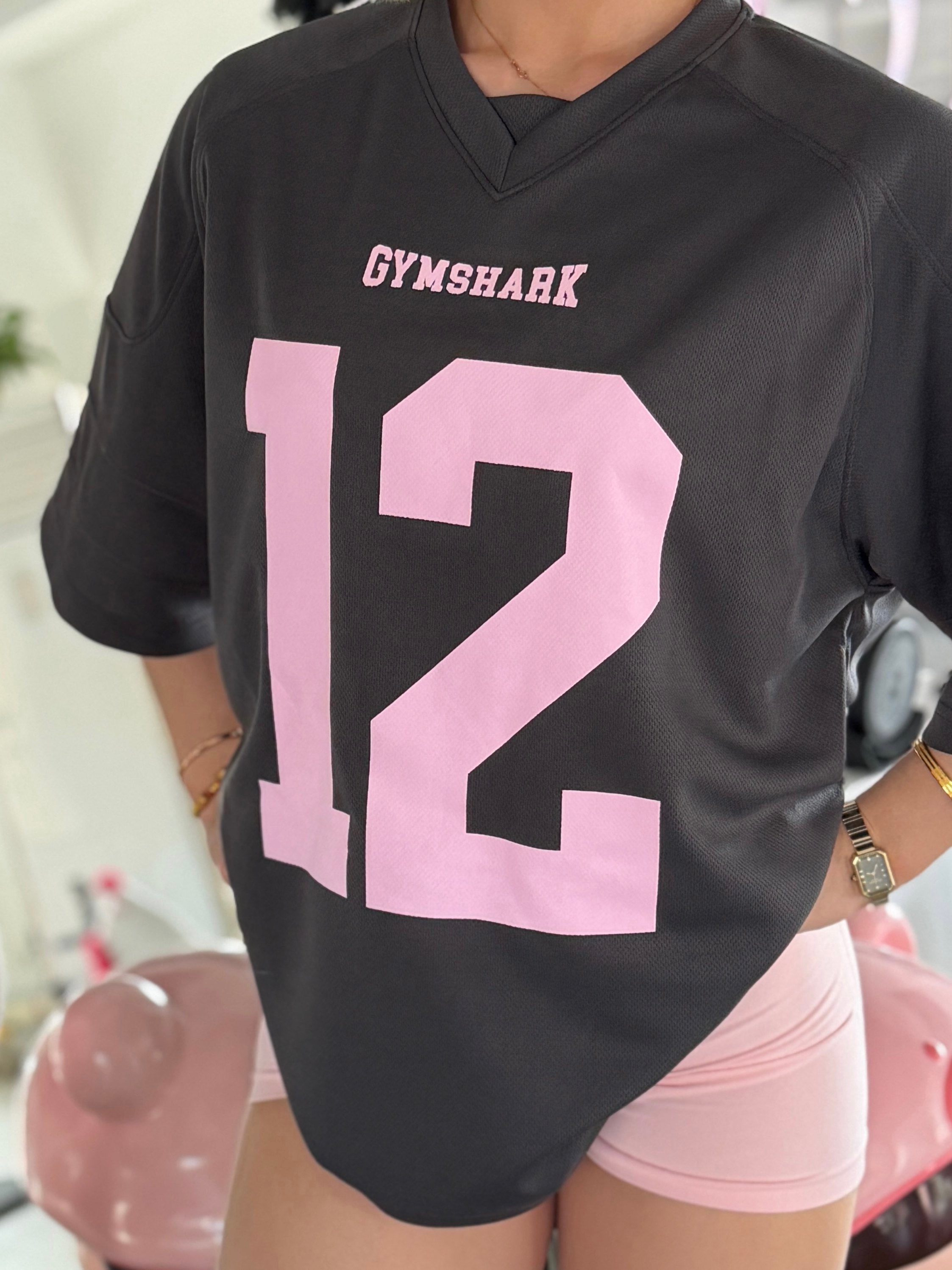 Camiseta Feminina Gymshark American Football Jersey