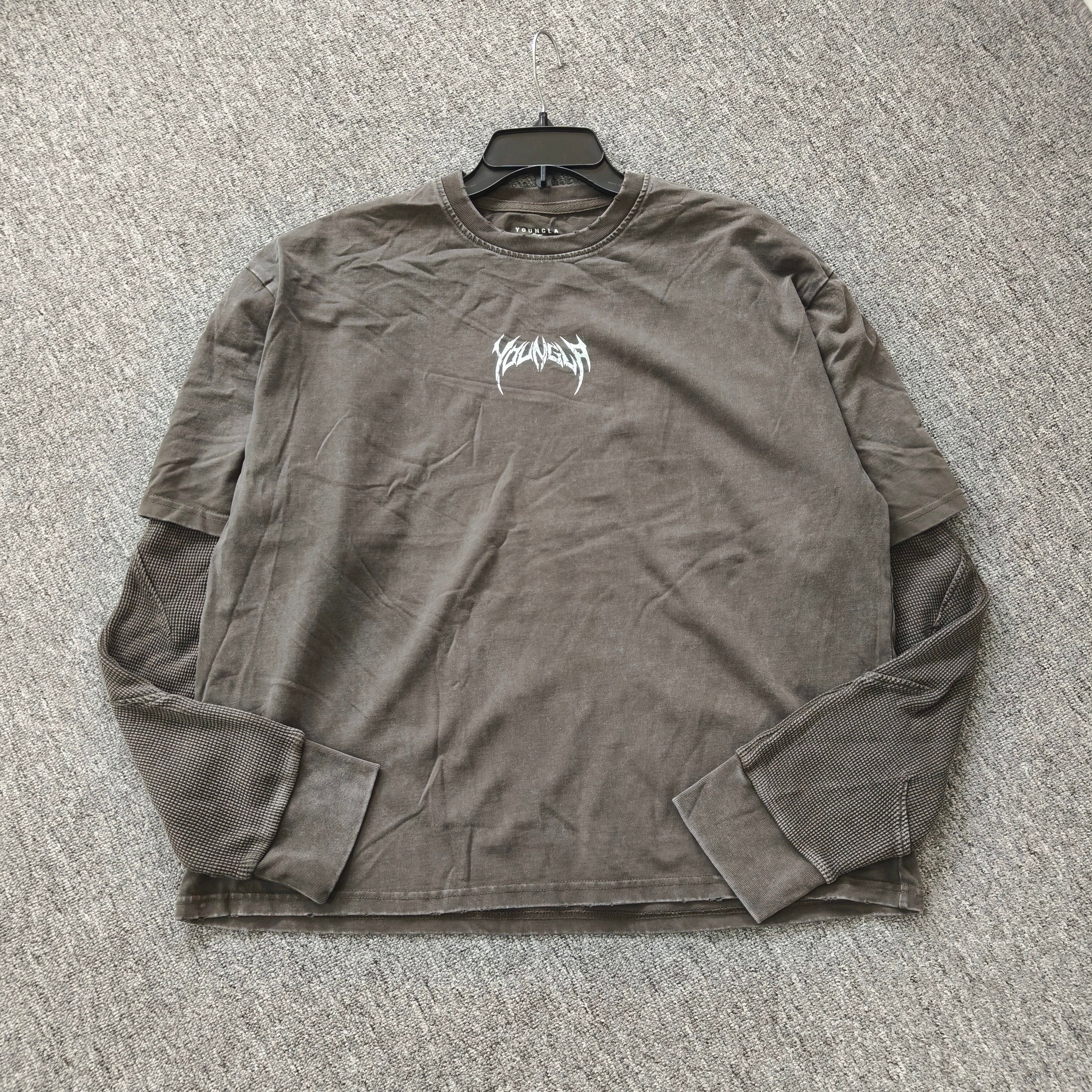 Camiseta de manga cumprida YOUNGLA SHADOW TWOFER LONG SLEEVE