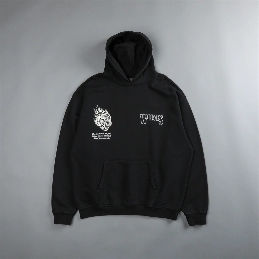 WLVS LONDON CREWNECK IN BLACK