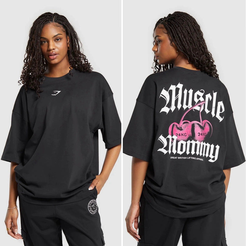 Camiseta Feminina Gymshark  "Muscle Mommy"