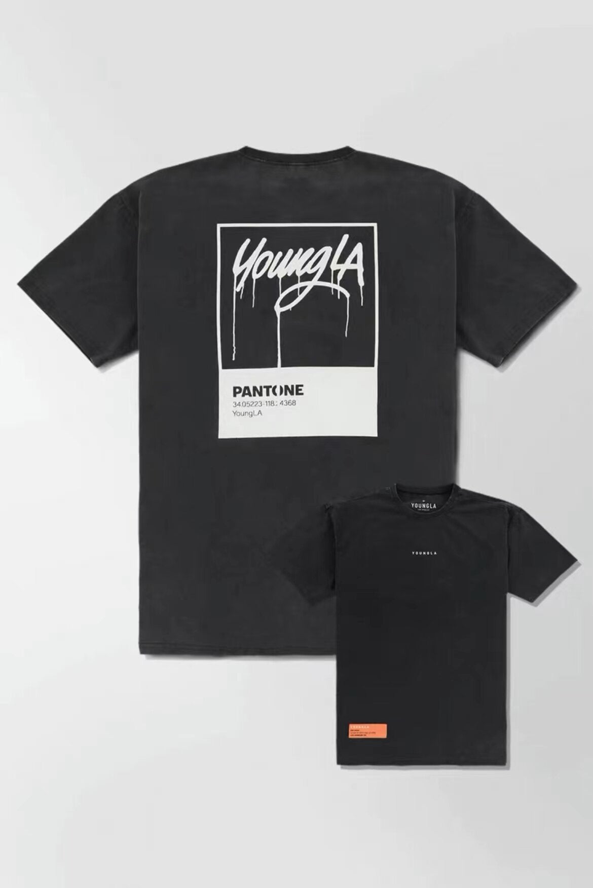 Camiseta Youngla Washed Drip Tee (Day in Heaven)