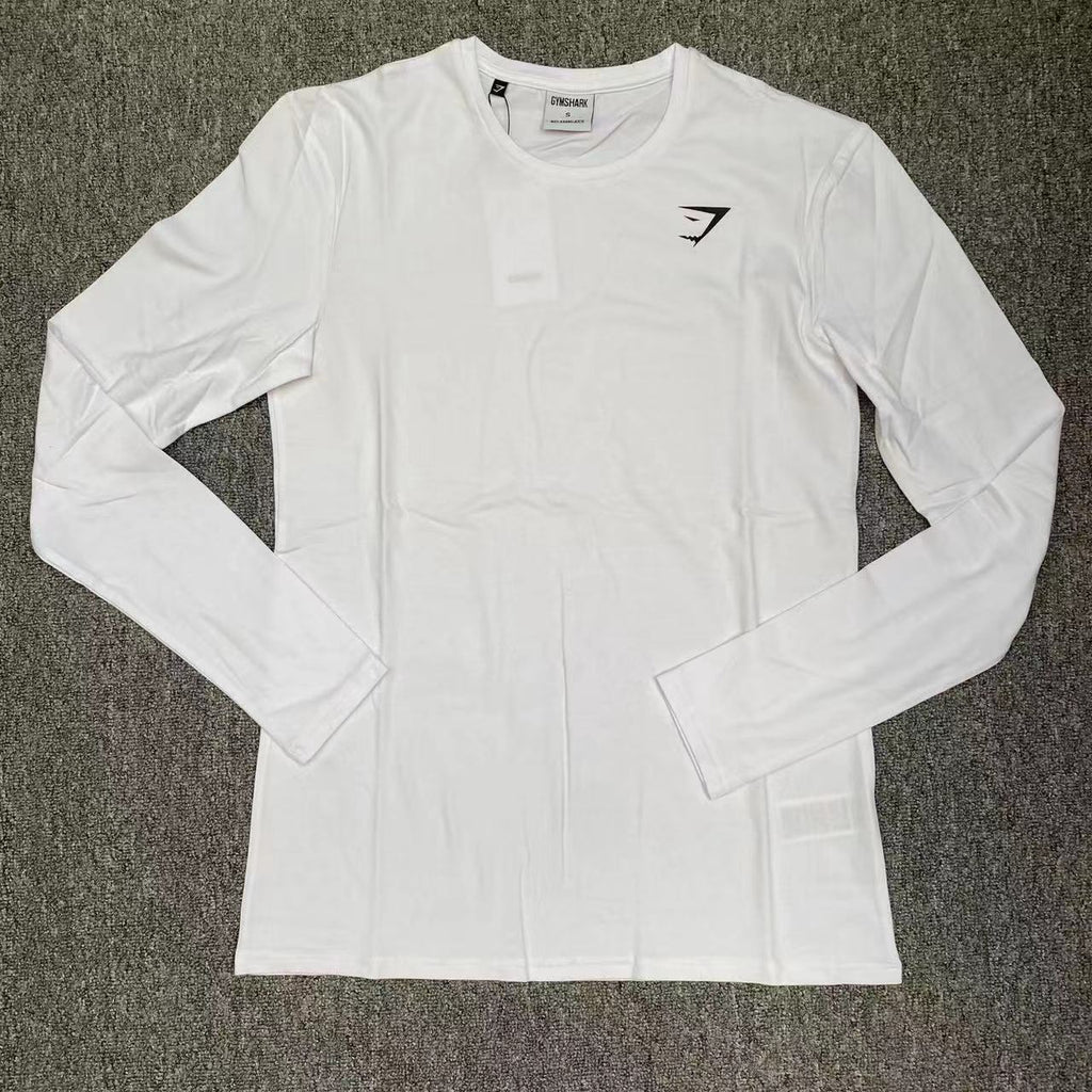 Camiseta Manga Longa Gymshark Slim Fit Minimalista