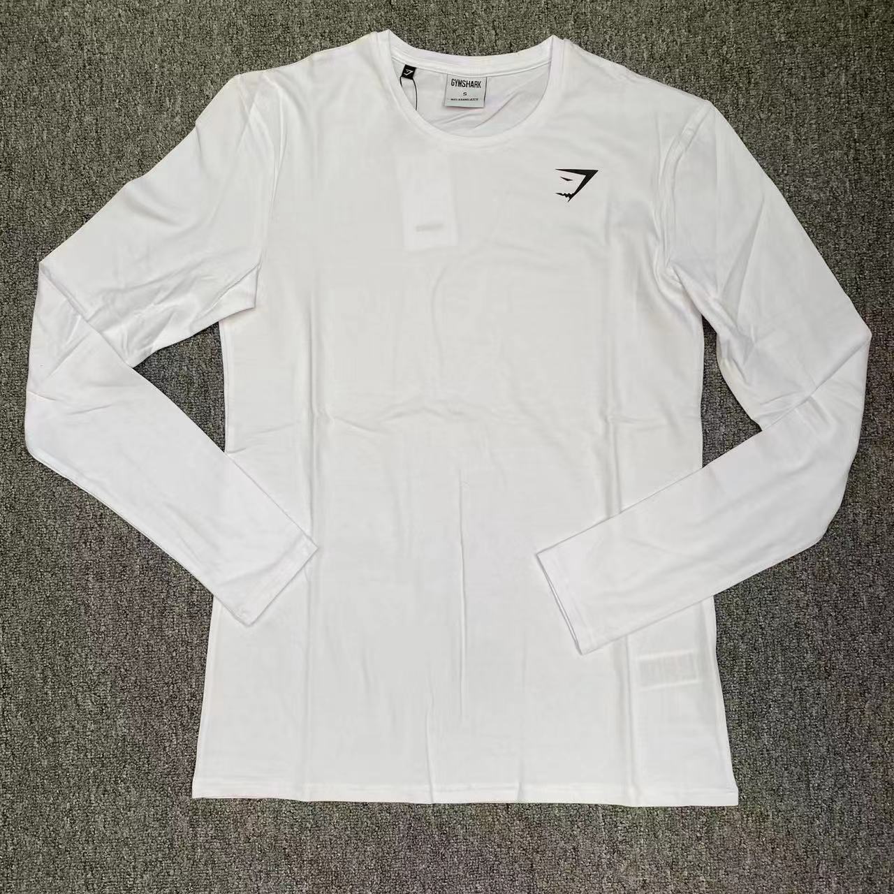 Camiseta Manga Longa Gymshark Slim Fit Minimalista