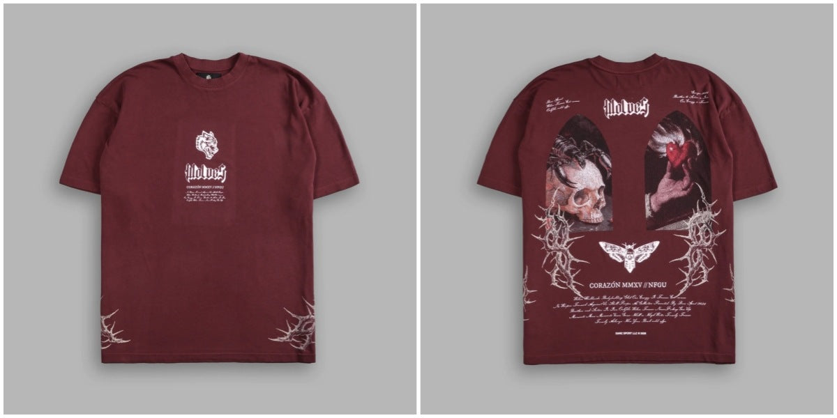 Camiseta Oversized Darc Sport Wolves Corazón