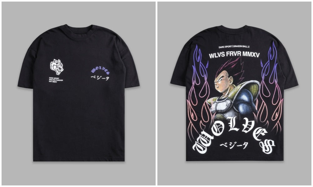 Camiseta Darc Sport Drop Dragon Ball Z Wolves Forever